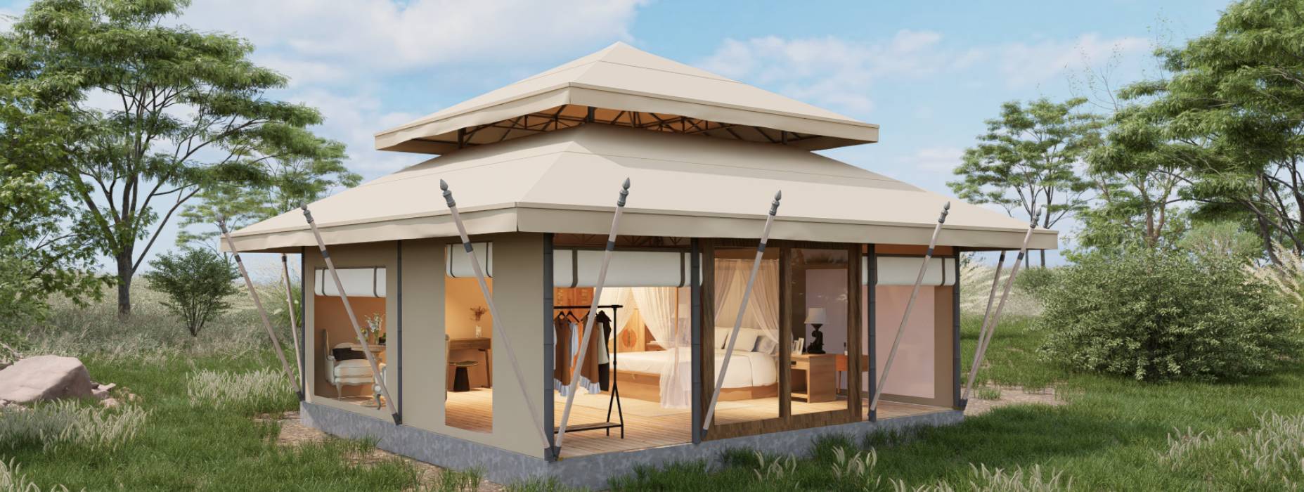 西宁户外野奢帐篷